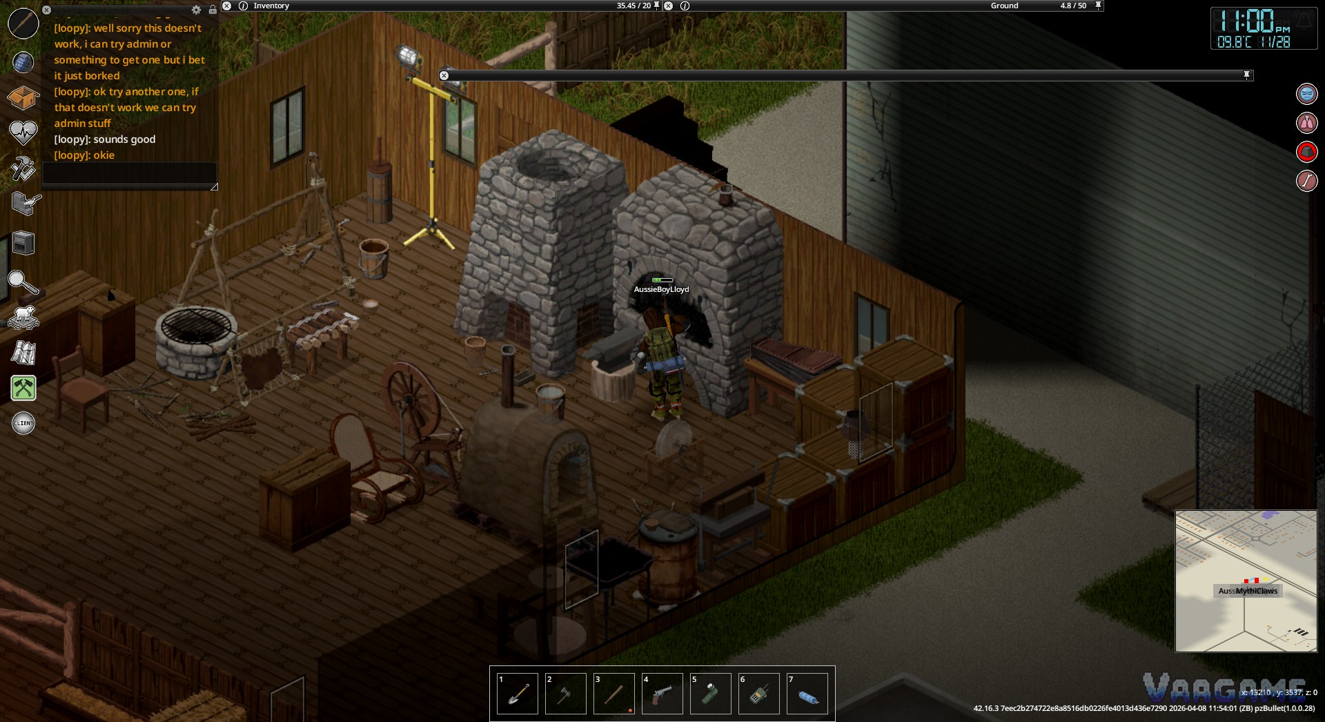 An indoor workshop with advanced forge and furnace