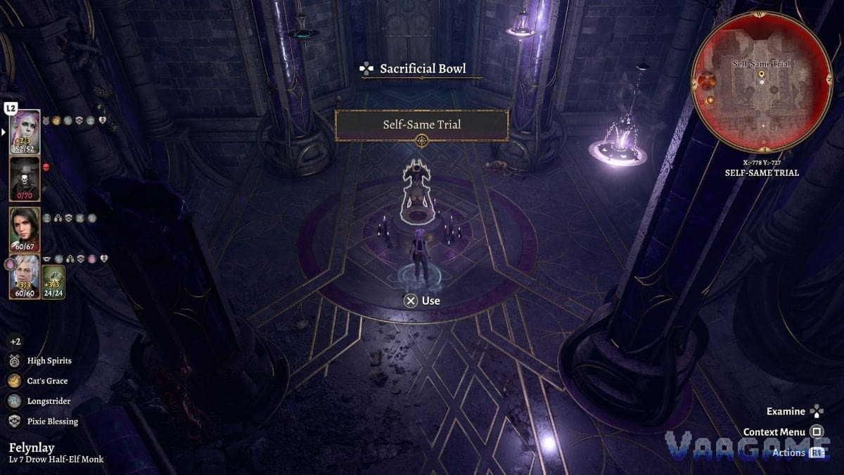 Self-Same Trial: your party is the boss mechanic