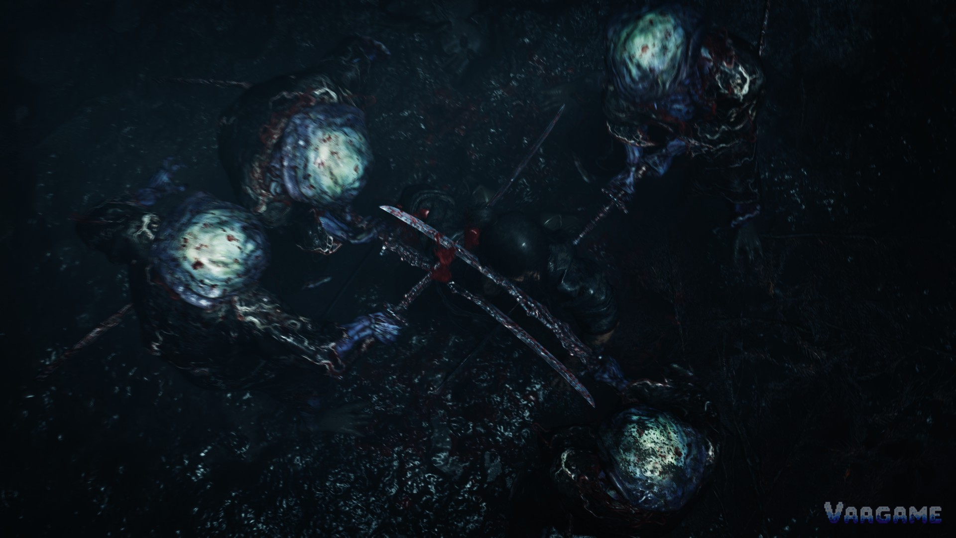 Glowing souls in the dark