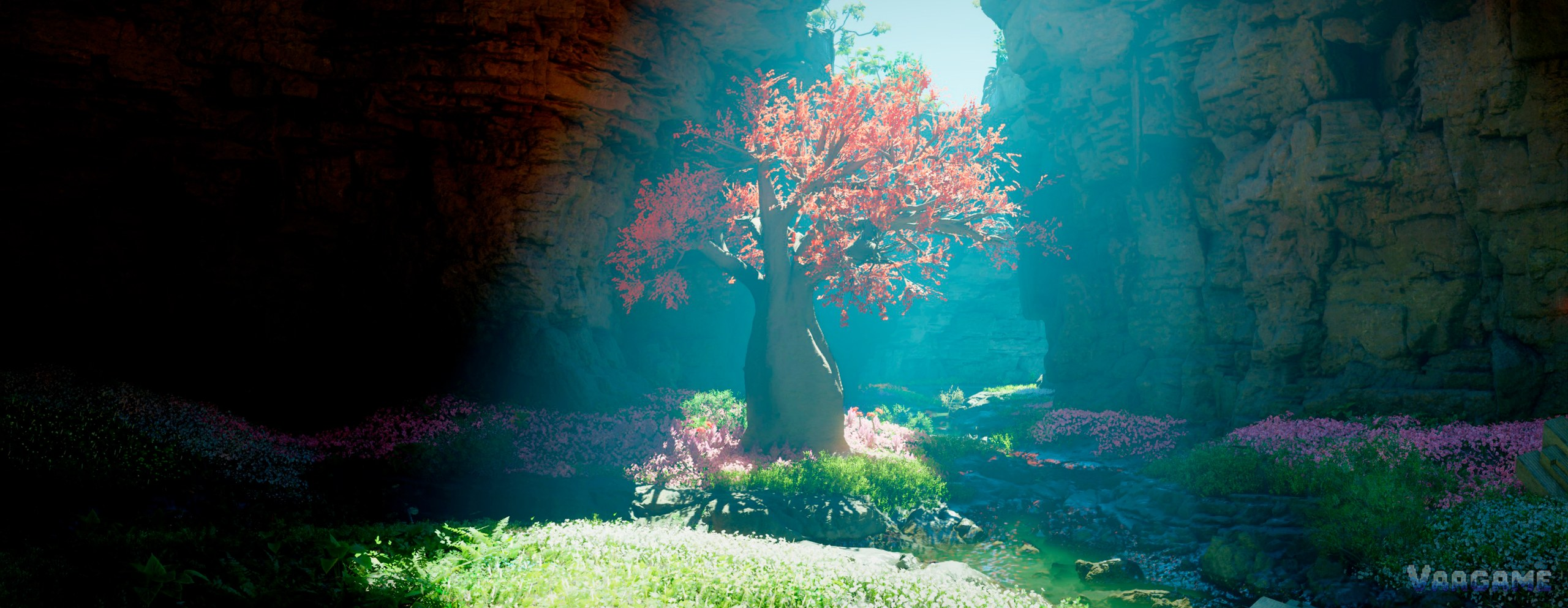 A glowing grove inside a cave: interiors like this are why detours pay off, even when the entrance looks unremarkable.