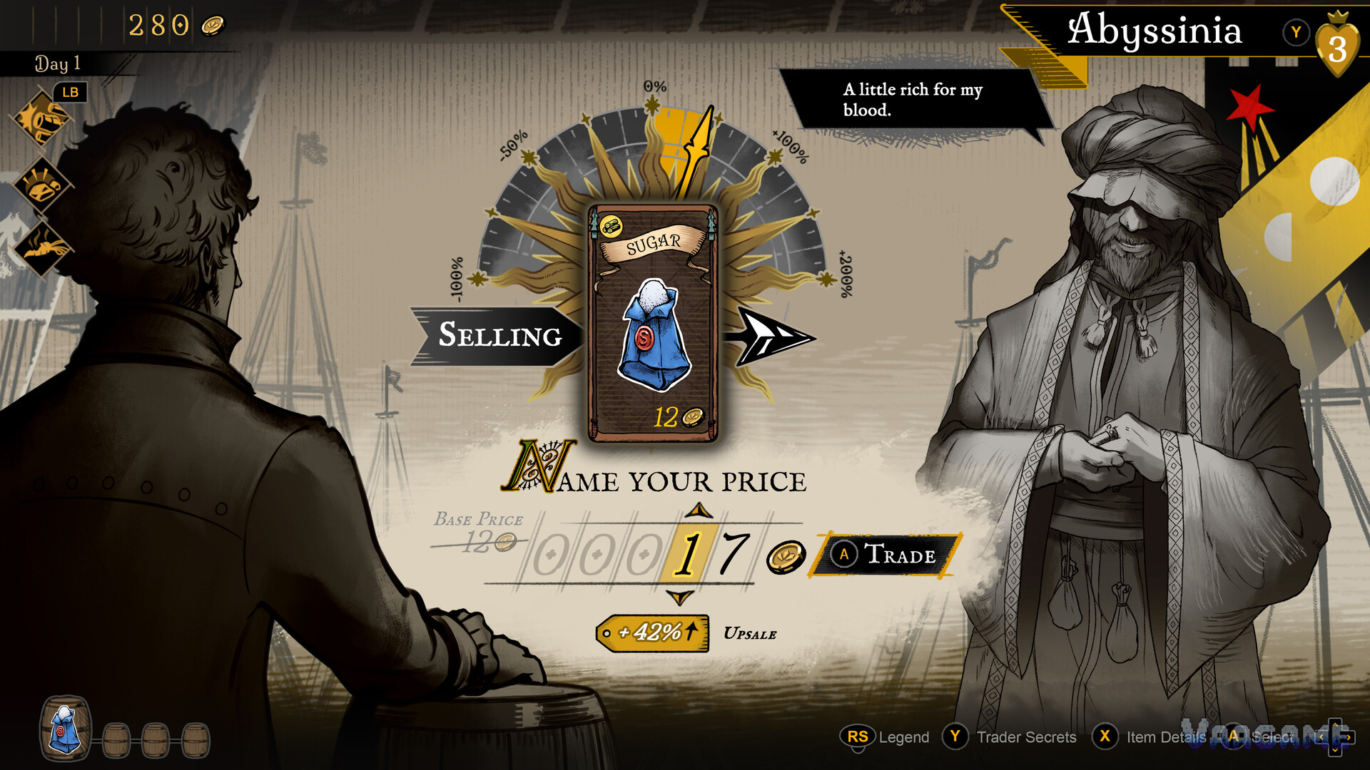 Curse of Resthaven Trading and Town Management Guide: Prices, Merchant Secrets, Ships and Upgrades
