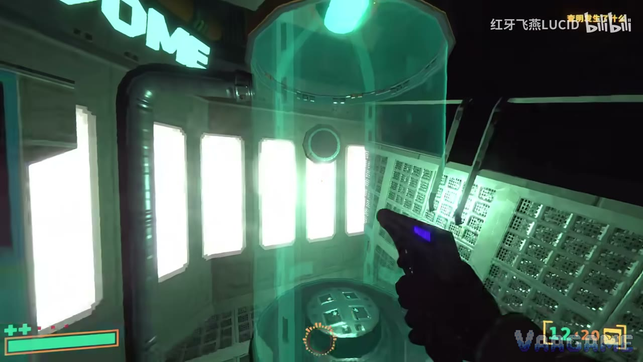 A Heal-O-Dome up close: the glass cloning chamber, lit from within