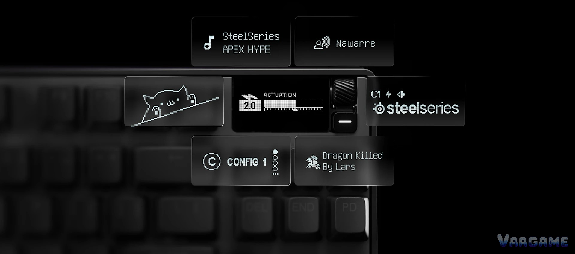 SteelSeries Apex Pro TKL Gen 3 OLED Smart Display feature graphic