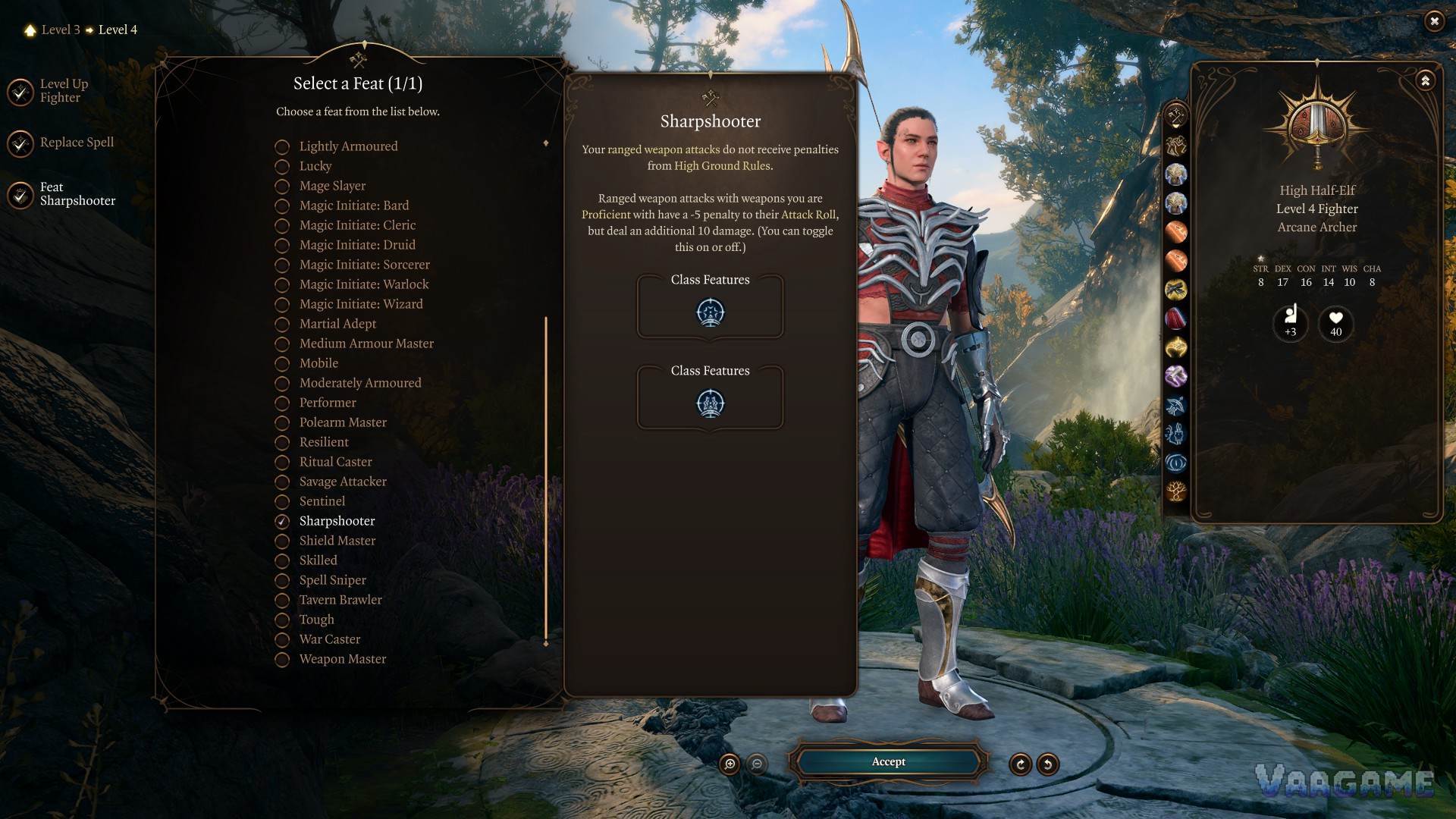 Level 1–12 progression