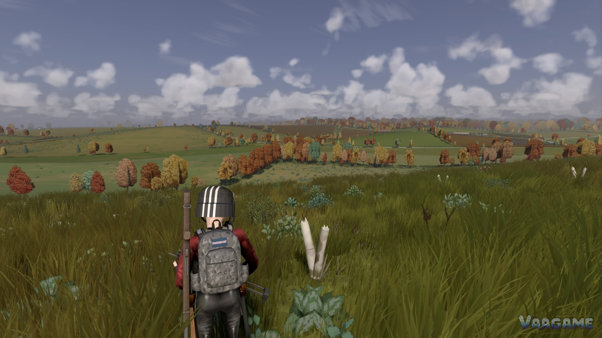 A first-person view over Knox County fields: mods reach further than menus when built for the current build