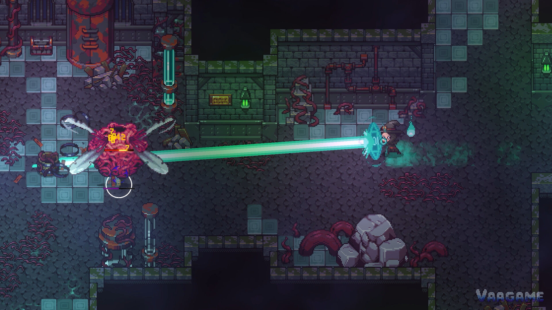A magic beam at range: the ranged approach trades safety for positioning