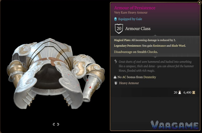 Armour of Agility vs Armour of Persistence
