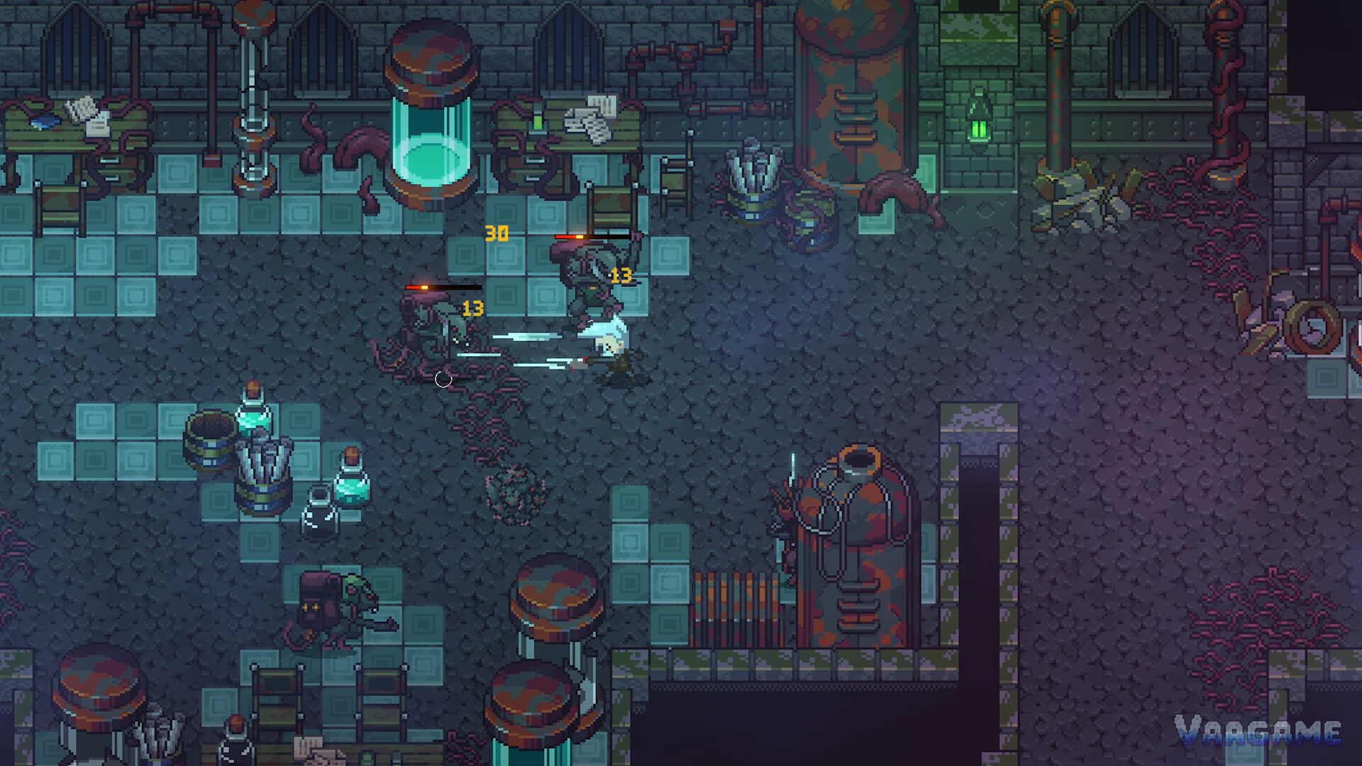 Dual blades in the prison labs: fast weapons trade reach for speed