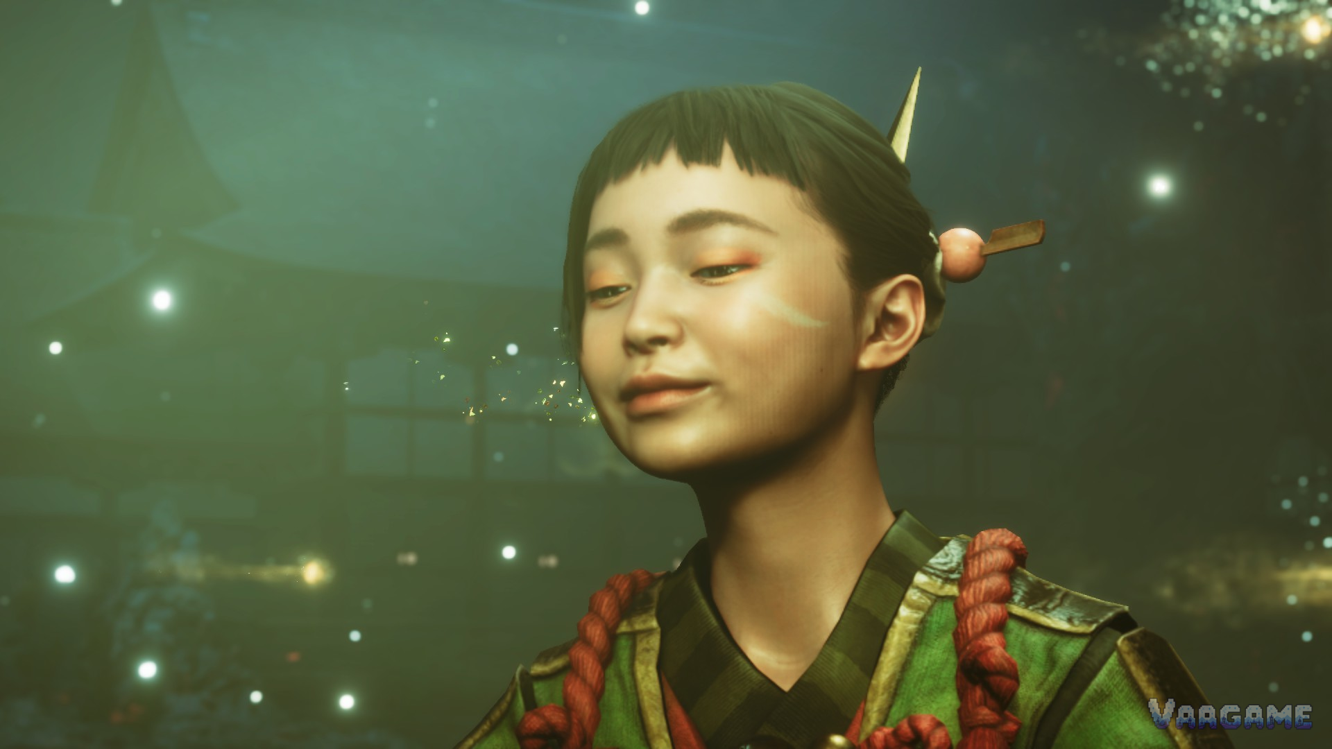A character in close-up