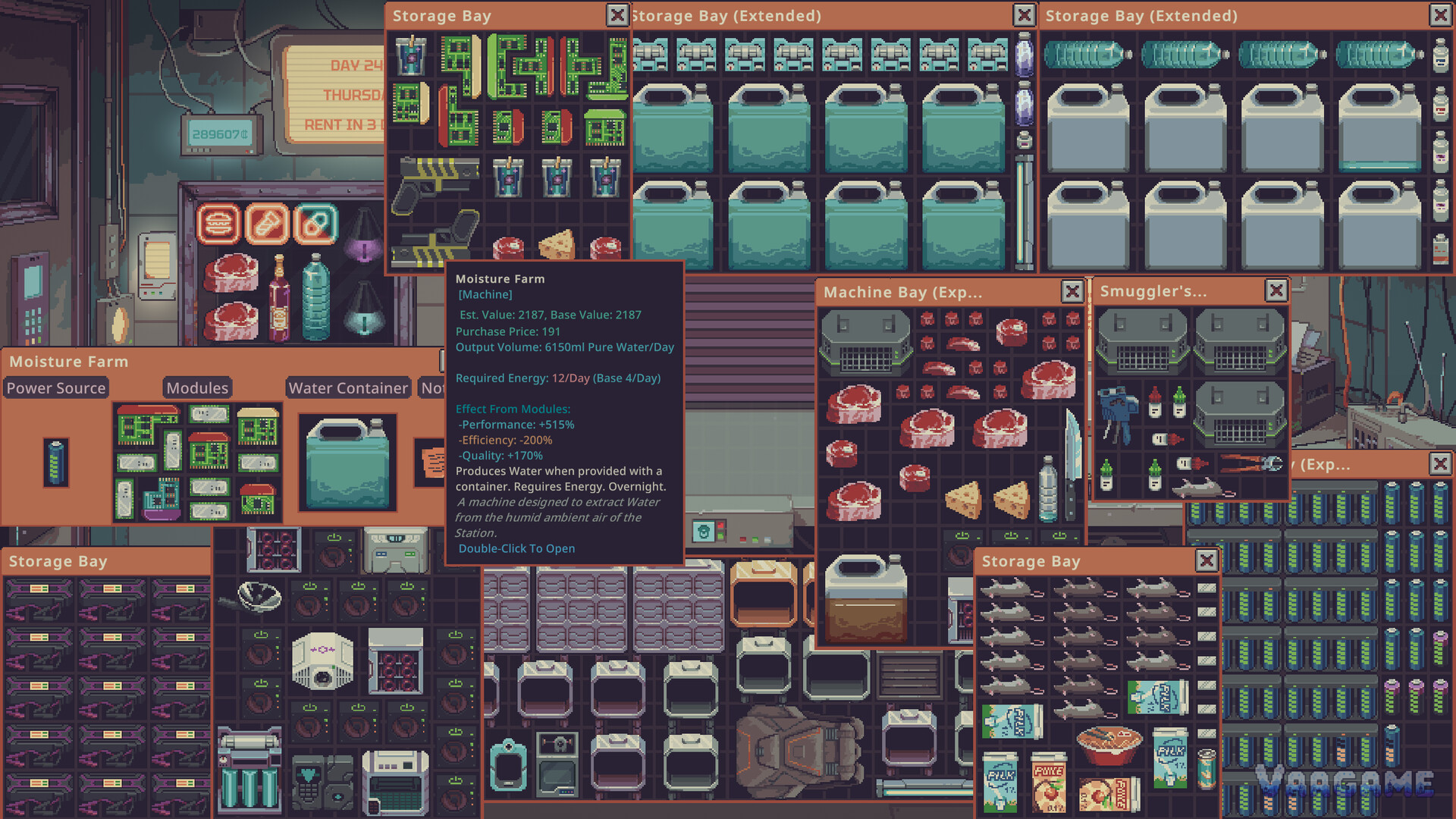 规模化后的水与机器仓储（官方截图）