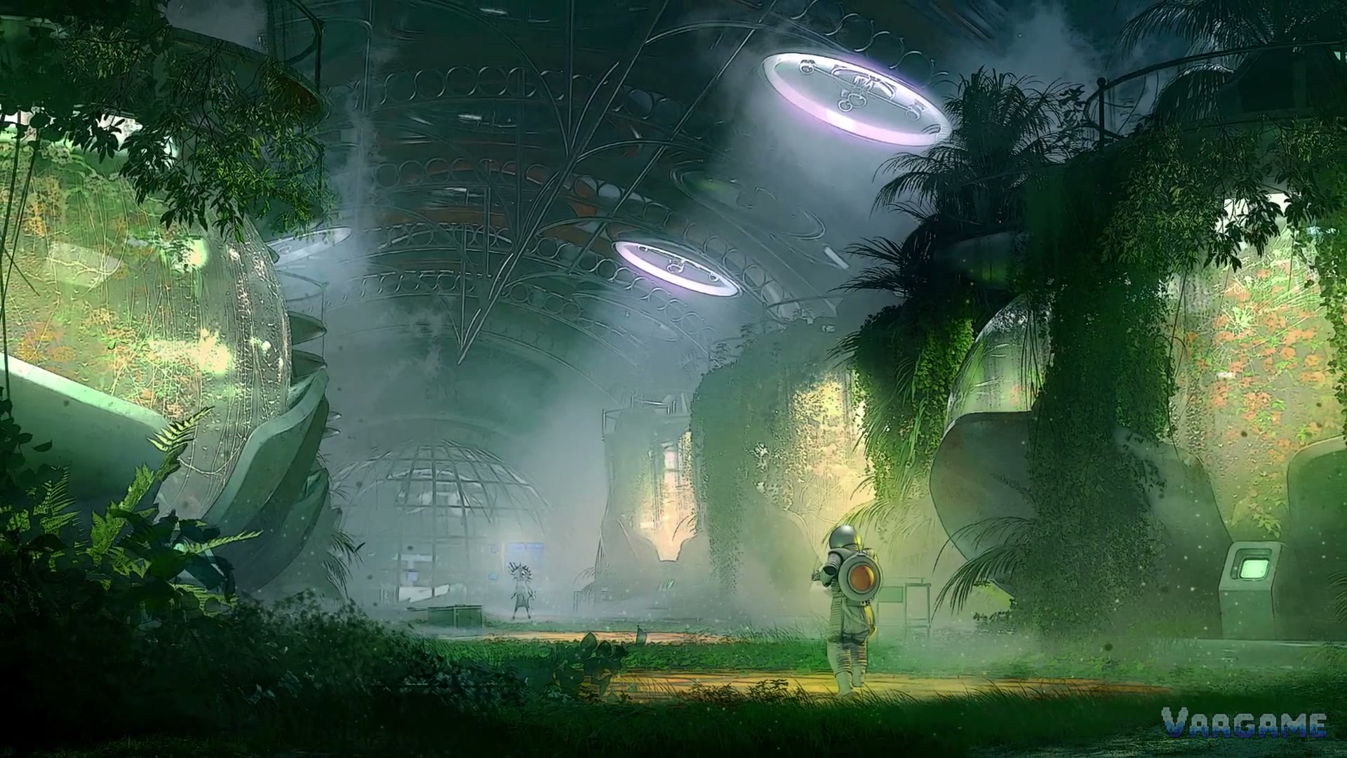 The Nexus Gardens in the reveal teaser