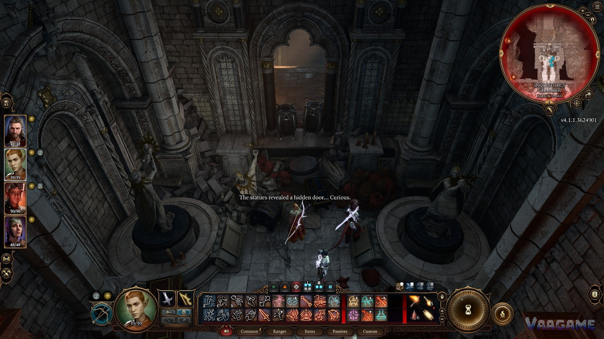 Step 2 — Reach the secret chamber behind the Inquisitor area