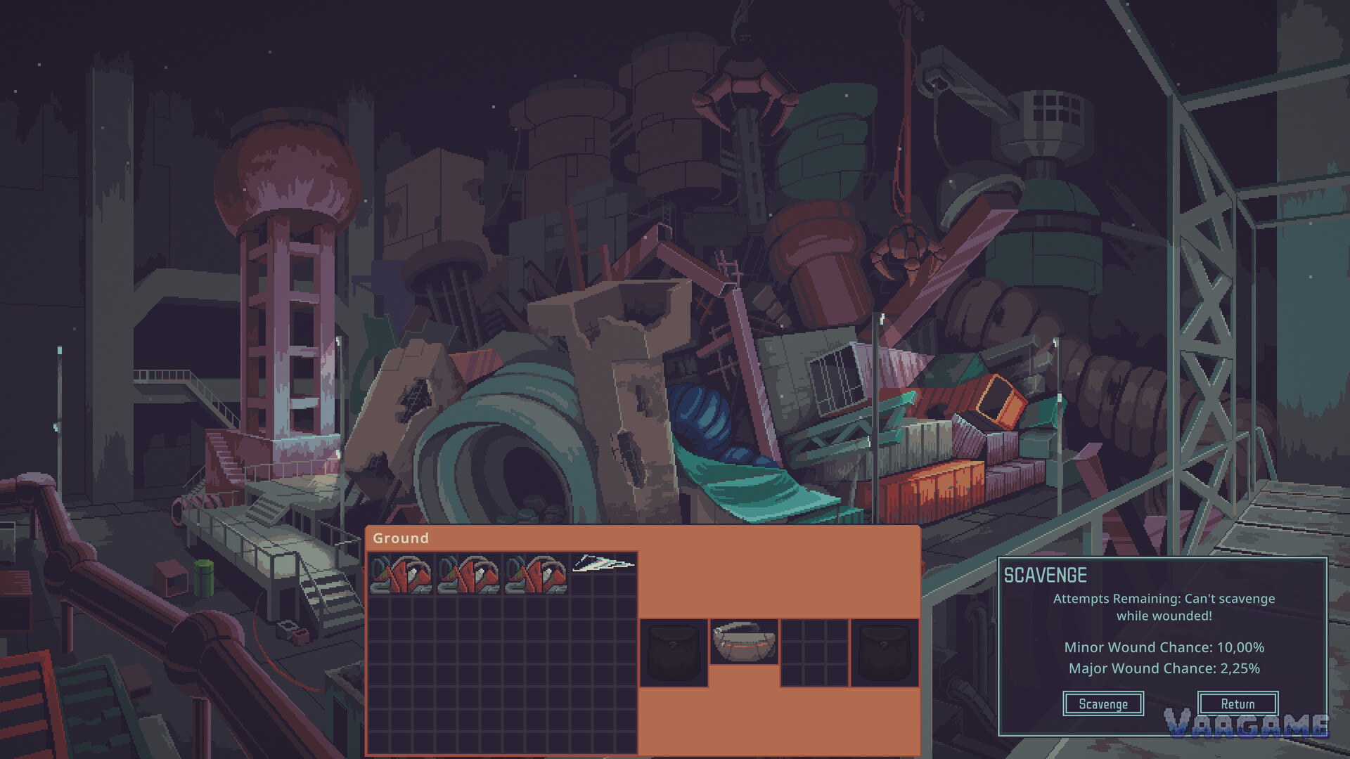 The Dumping Grounds at night: free stock, posted odds, real wounds (official screenshot)