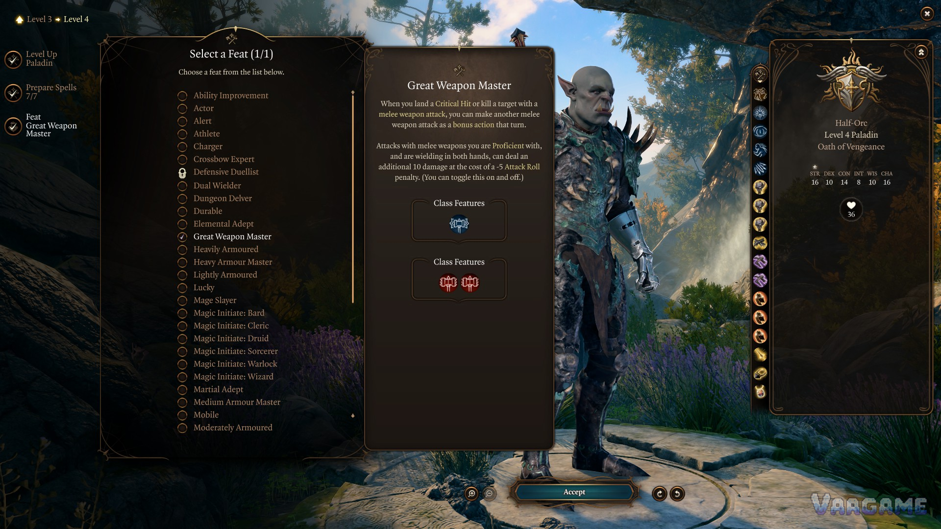 Level 1–12 progression