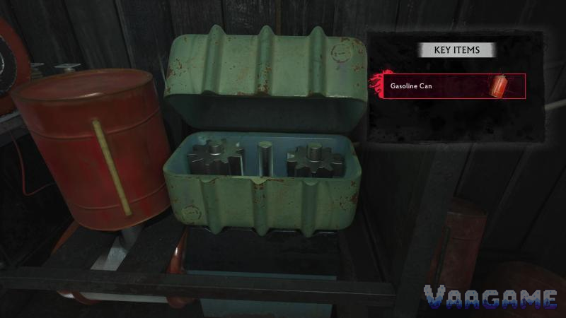 Use Gasoline Can at the engine.