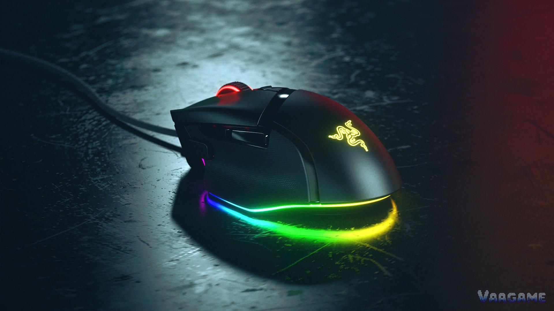 带 Chroma RGB 灯光的 Razer Basilisk V3
