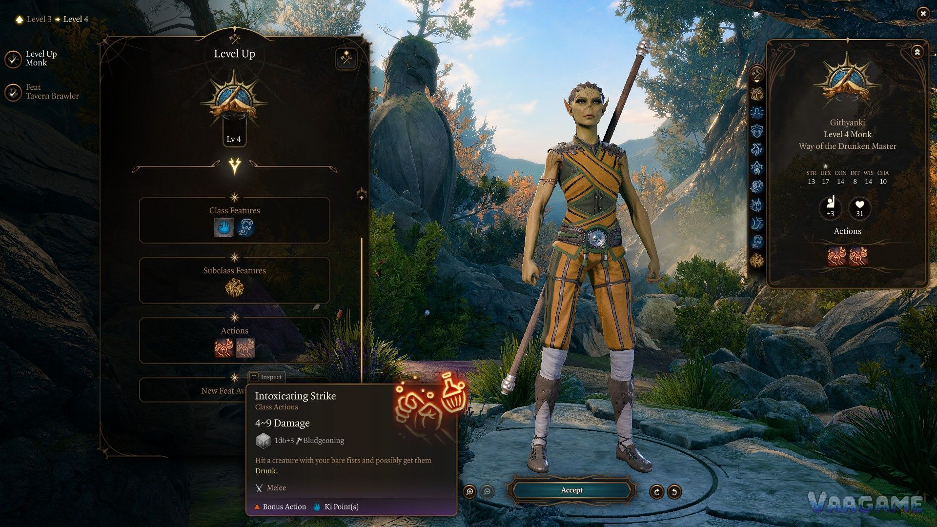 Starting stats, race and skills