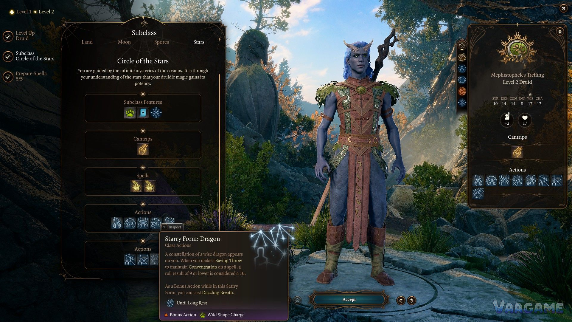 The build is a form-switching caster, not a weaker Moon Druid