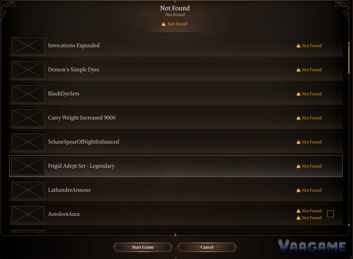 Multiplayer: Mod Verification is the diagnostic screen