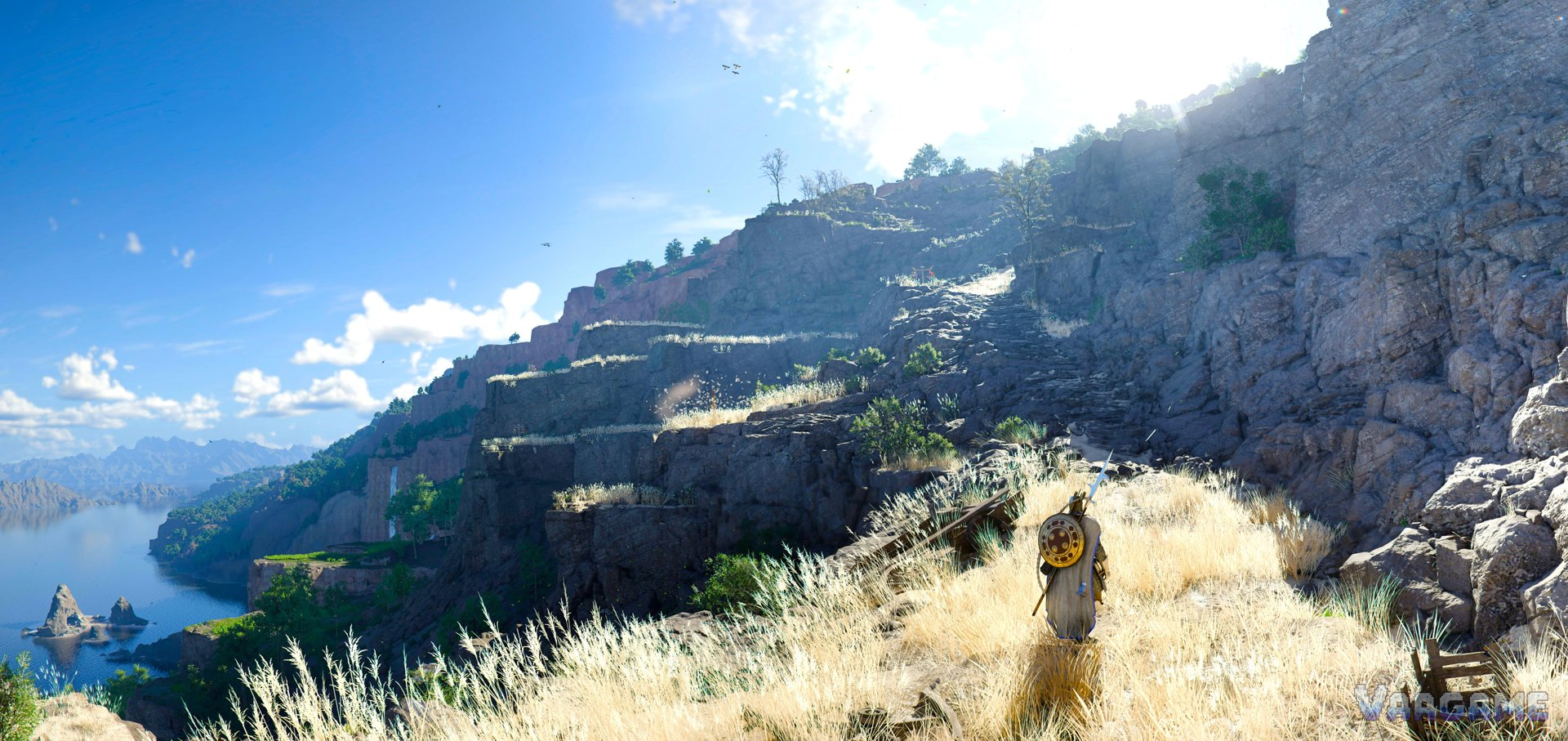 A coastal path above the sea: check the DLC unlock time for your region before launch night.