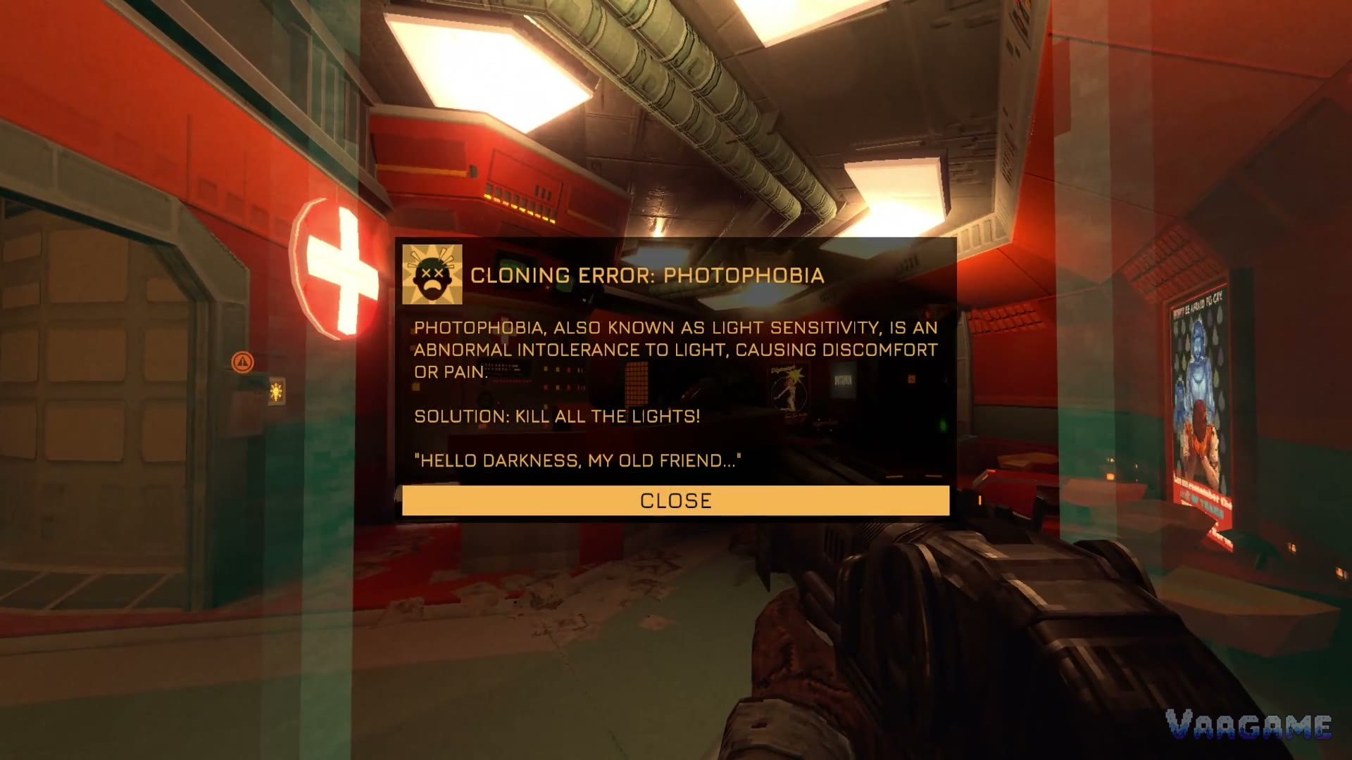 The cloning error popup: a fresh degeneration, announced in a Medical corridor