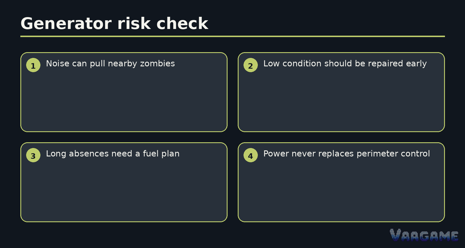 Common mistakes with generators