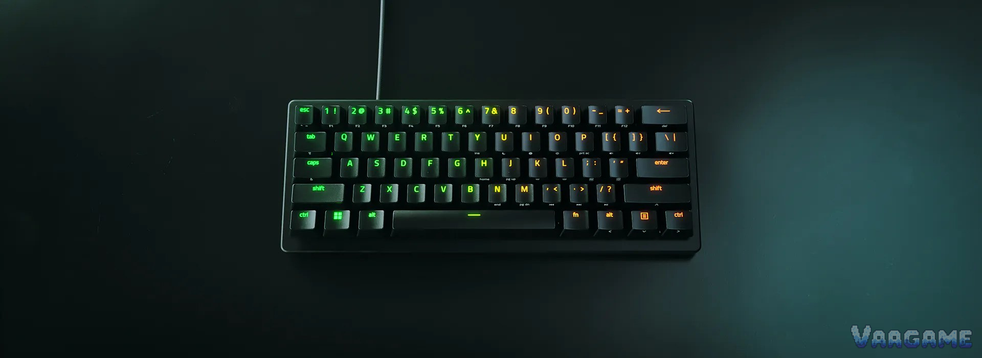 Razer Huntsman V3 Pro Mini 俯视图