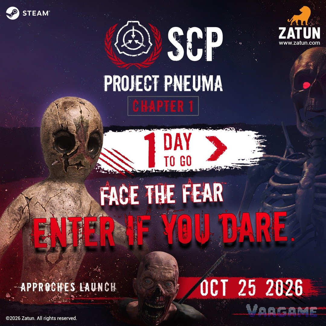 Zatun 为 SCP 气息计划制作的发售倒计时宣传图