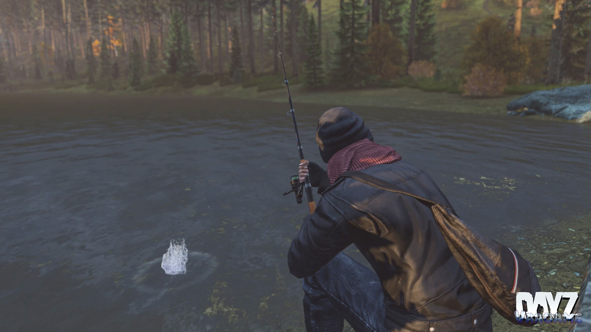 Current fishing is built around the active bite/splash event rather than the very old 'check bait' interaction loop.
