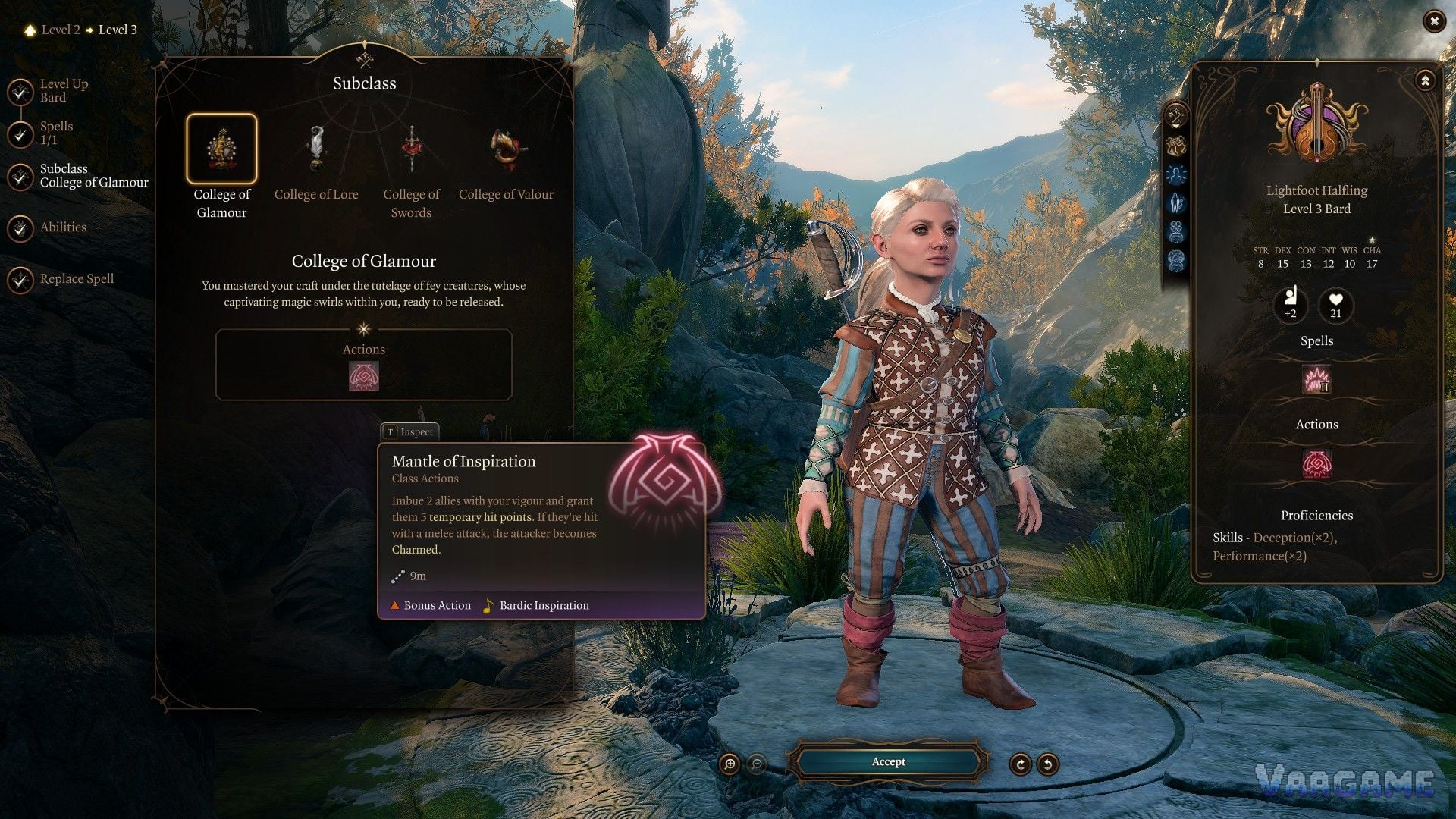 What Glamour Bard does that Lore and Swords do not