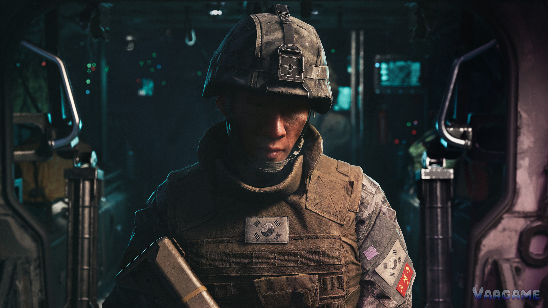 A South Korean soldier inside a vehicle in Modern Warfare 4