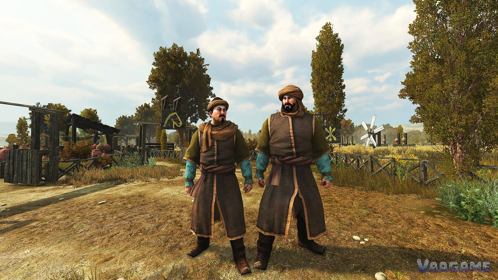 Villagers on a road in Bannerlord Calradia