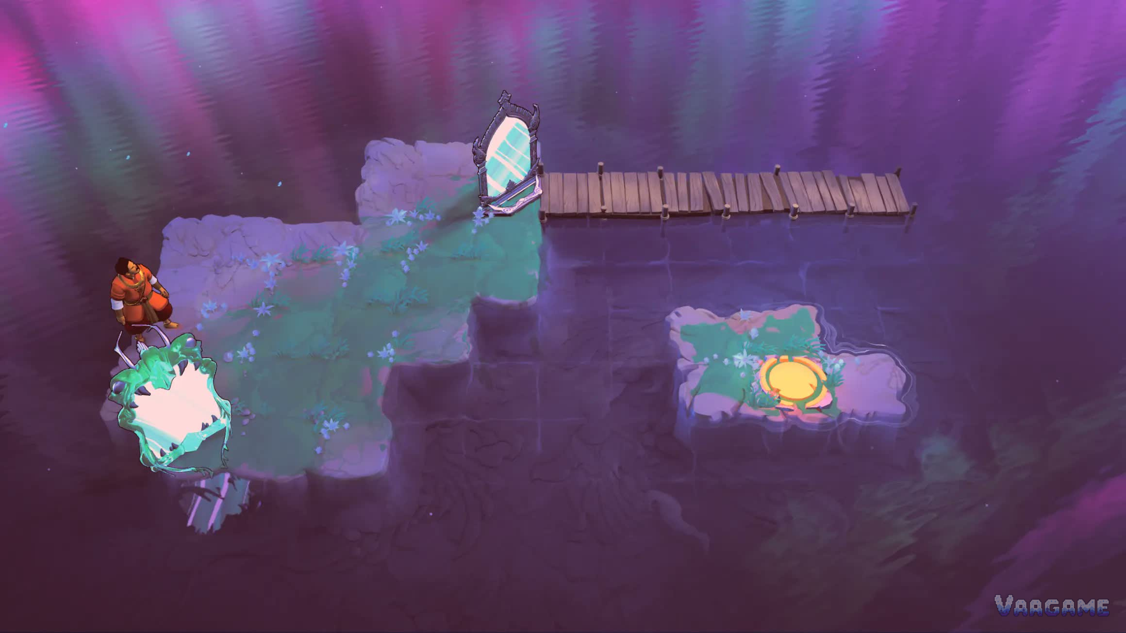 夜色中的 Mirror Isles 海岸