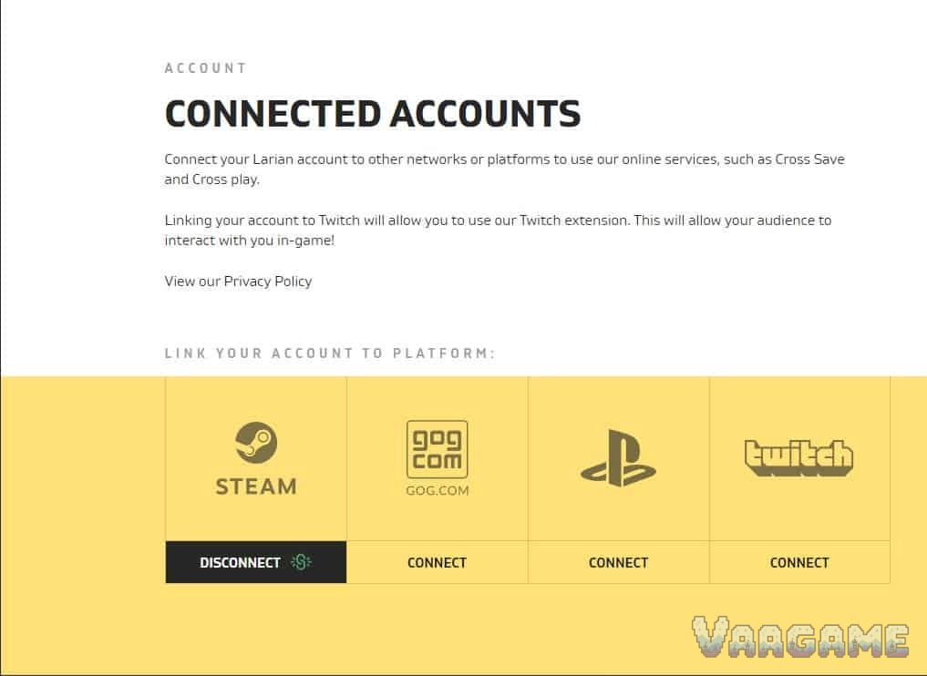 Step 1 — link accounts and use the Larian friend list
