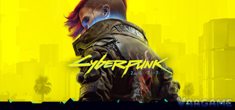 Cyberpunk 2077 standard store key art with V from behind and the game logo