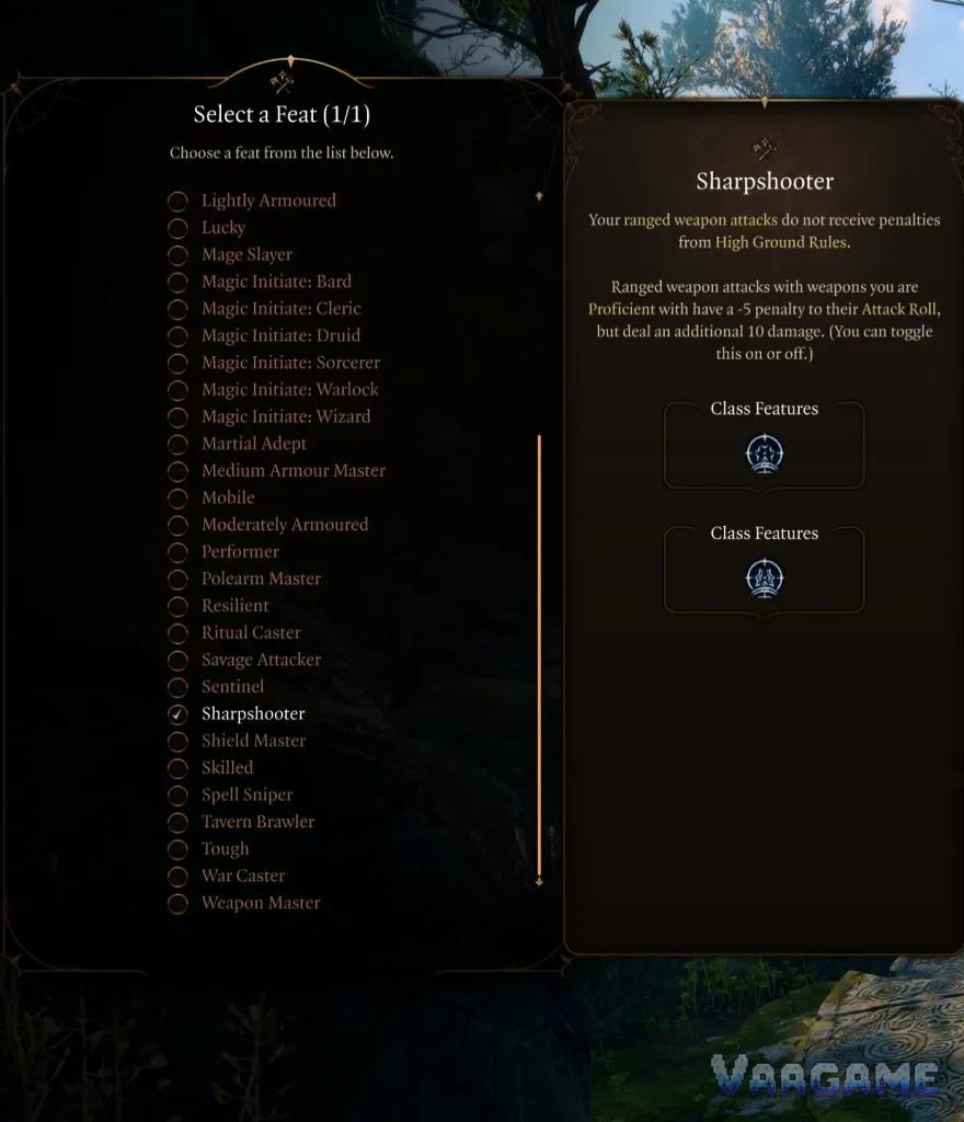 Sharpshooter: the ranged version of the same decision