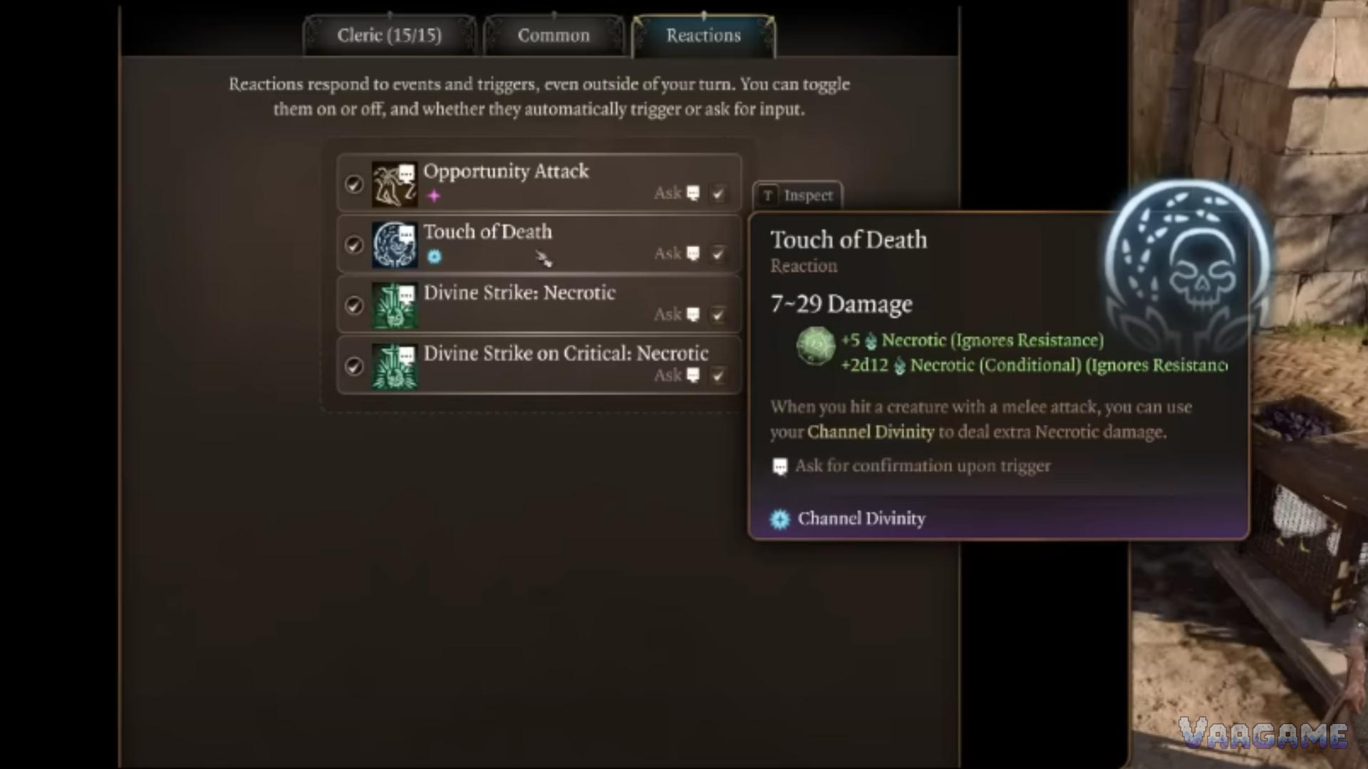 Reaper, Touch of Death and the “necrotic resistance” rule