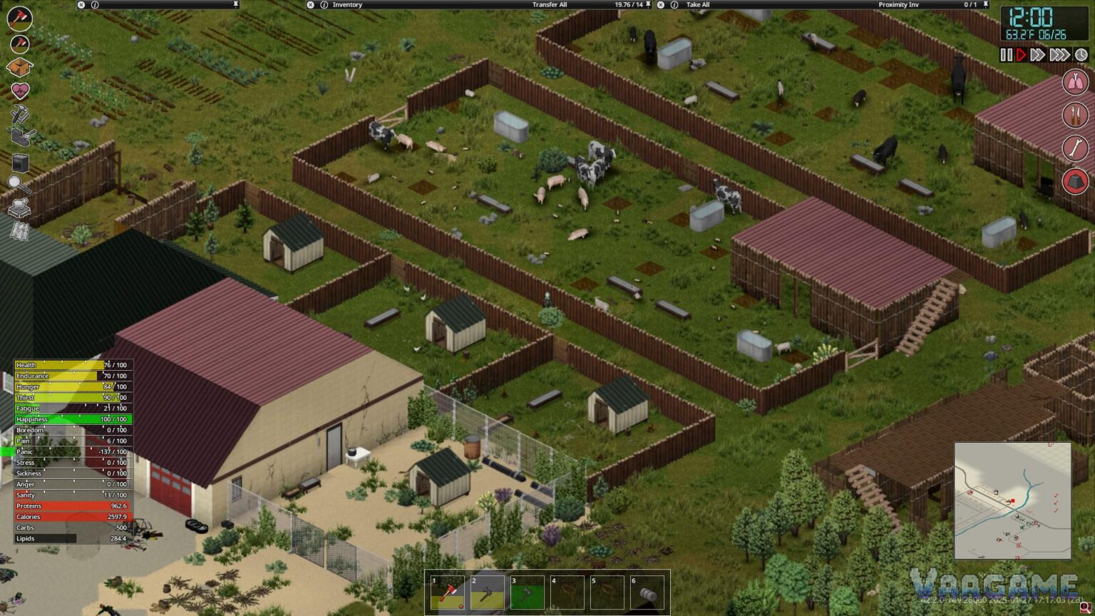 Build 42 animal/livestock reference image