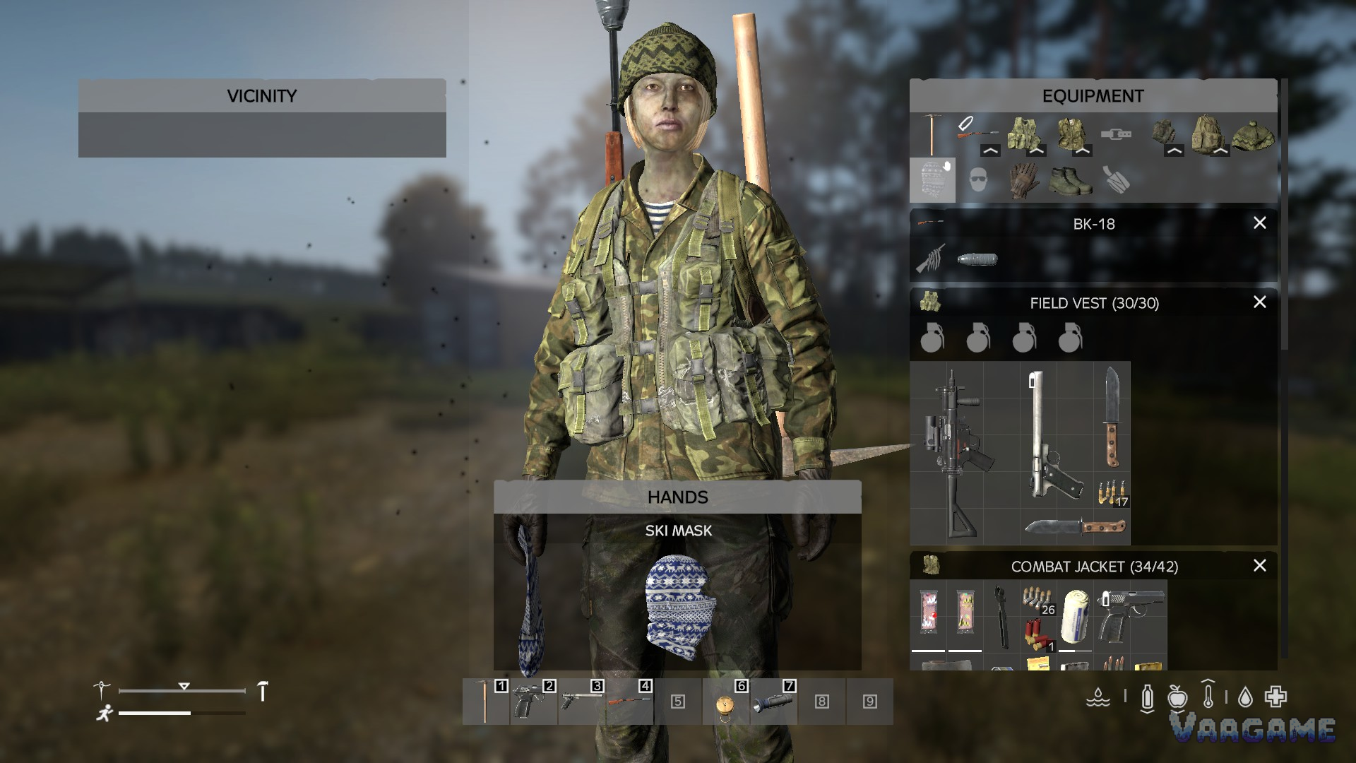 Inventory management is not just about empty slots; every item also contributes weight.