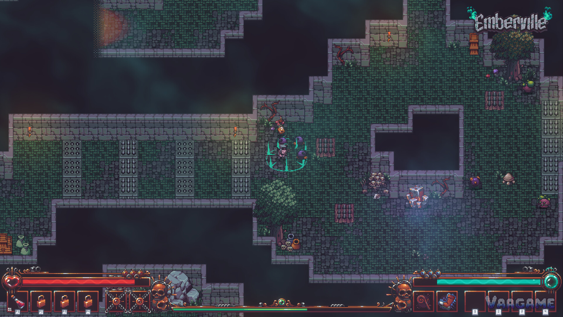 An area combo in the tunnels: crowd skills are prime inheritance material