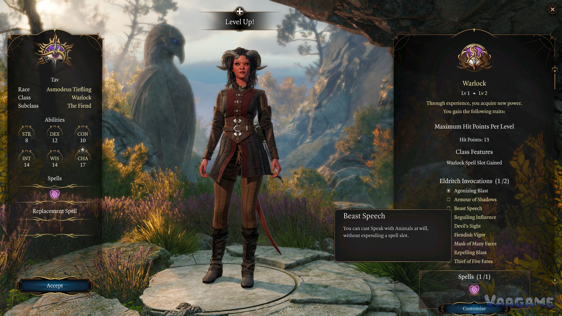 Eldritch Blast scales with character level; the invocations make the scaling matter