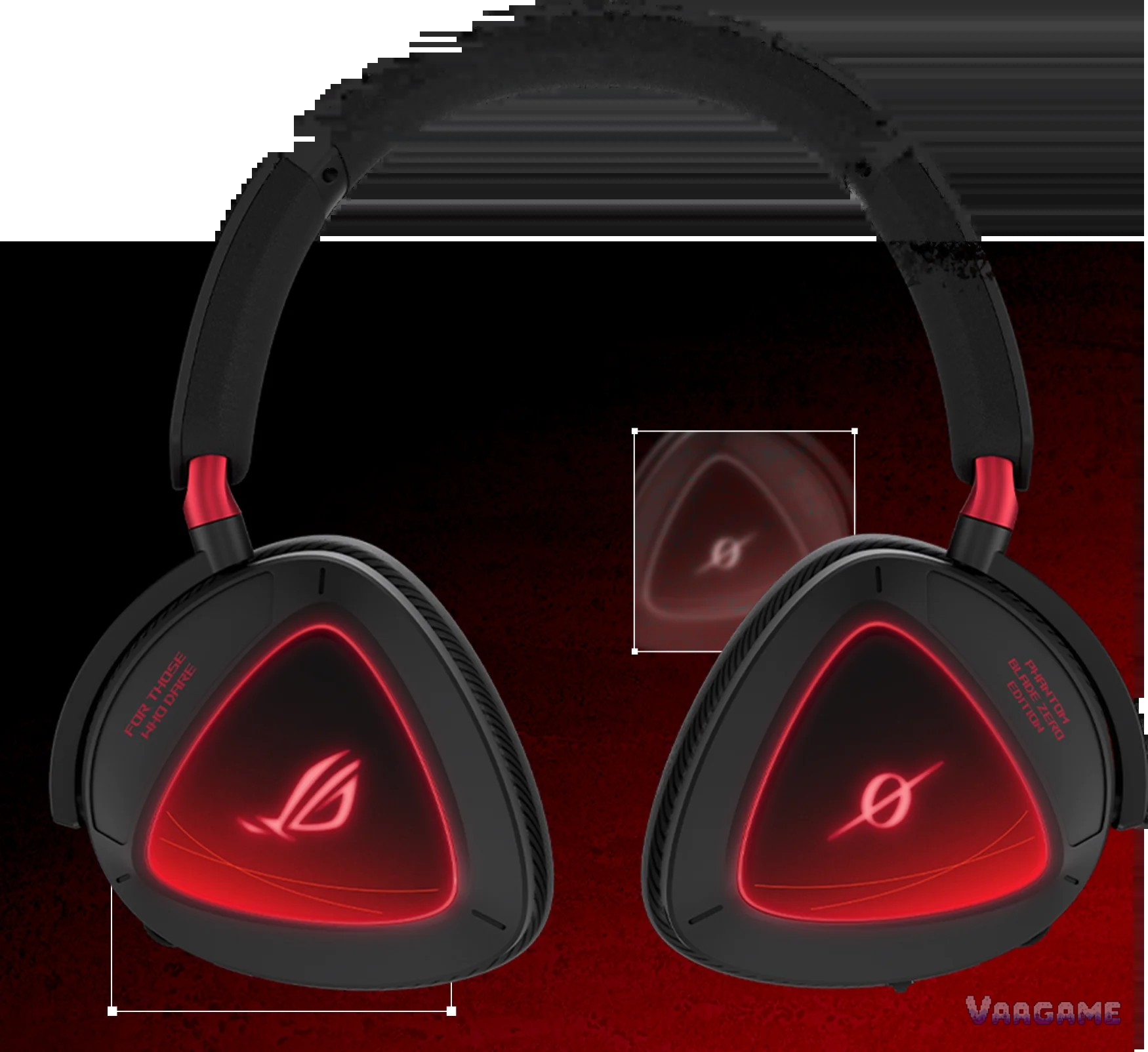 ROG Delta II Phantom Blade Zero Edition headset earcup detail official product image