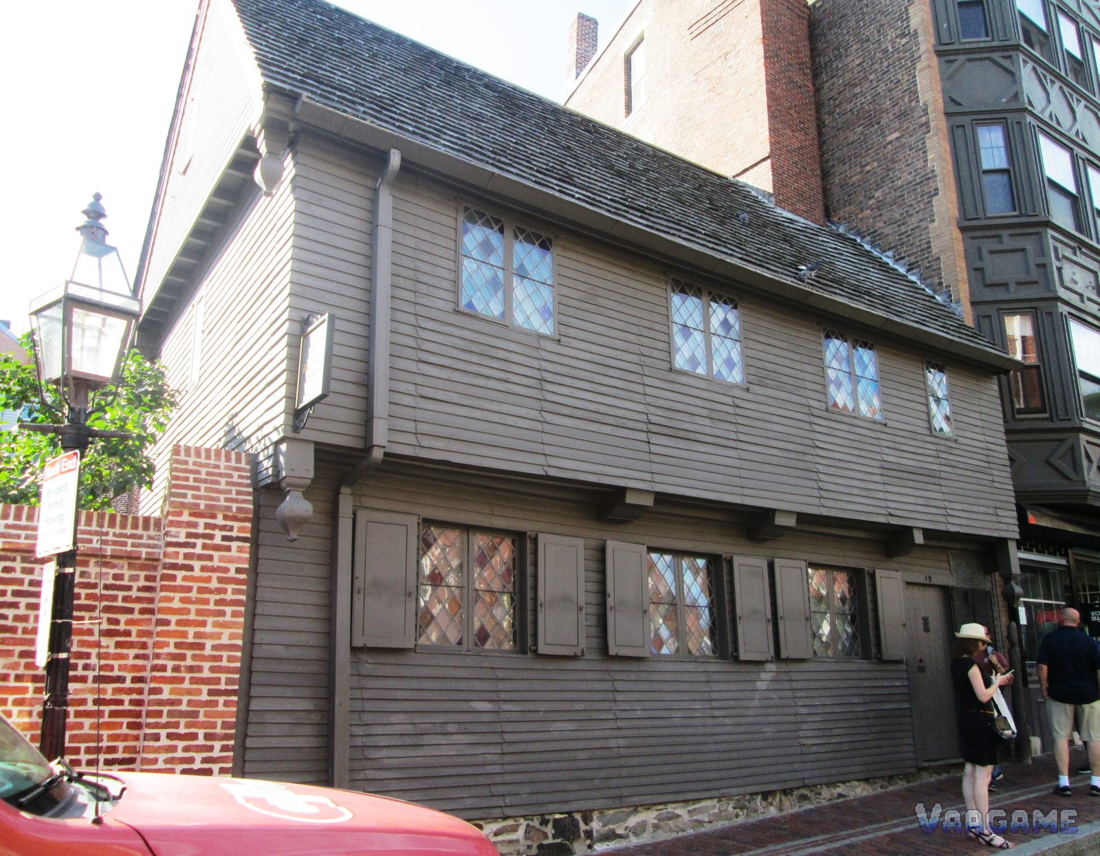 Paul Revere House in the North End of Boston