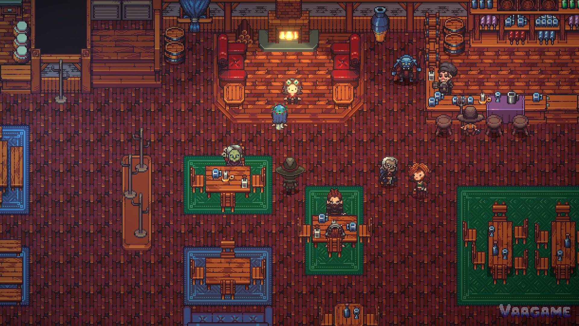 The town tavern, full again: a rebuilt hub is measured in people, not buildings
