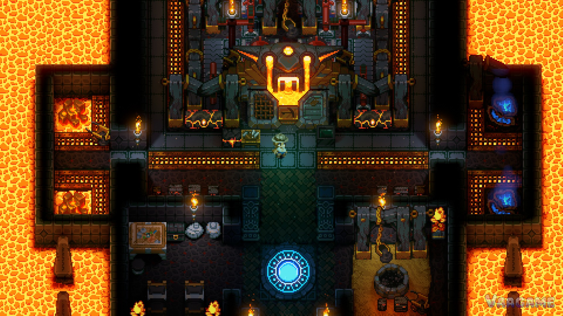 Temples and lava deep in the world — the outer biomes play by harsher rules
